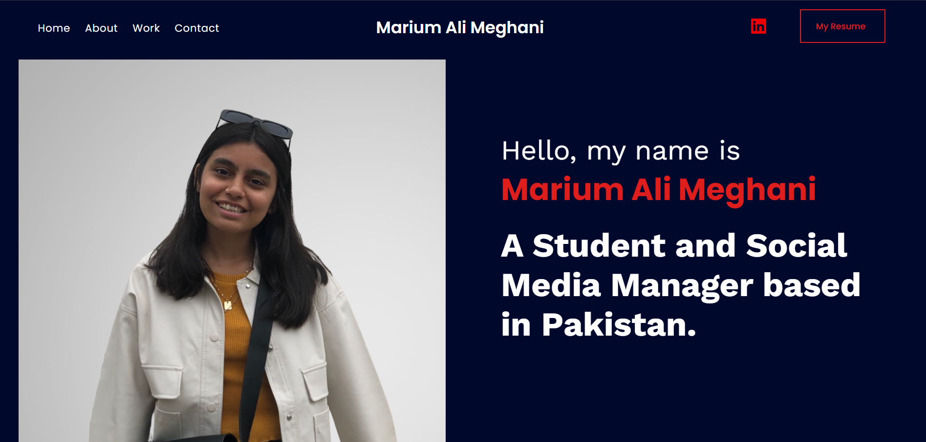 Student Portfolio project